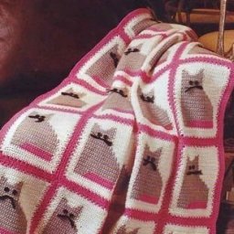 Узор для вязаного пледа