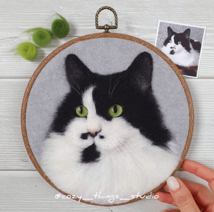 ​Валяем из шерсти кошек и собак