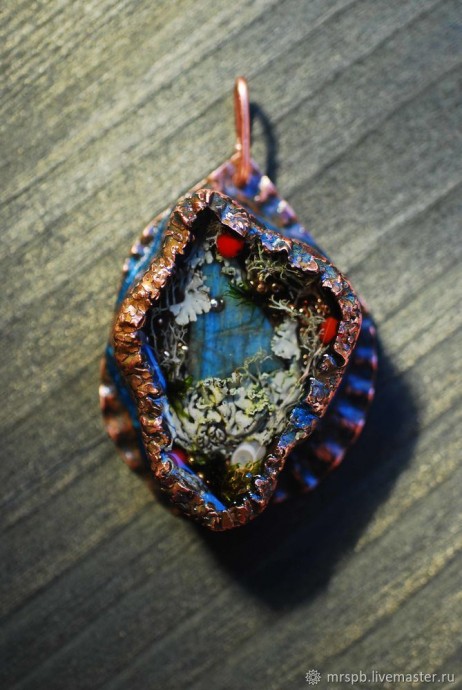 ​Делаем кулон из меди с заливкой ювелирной смолой: часть 2