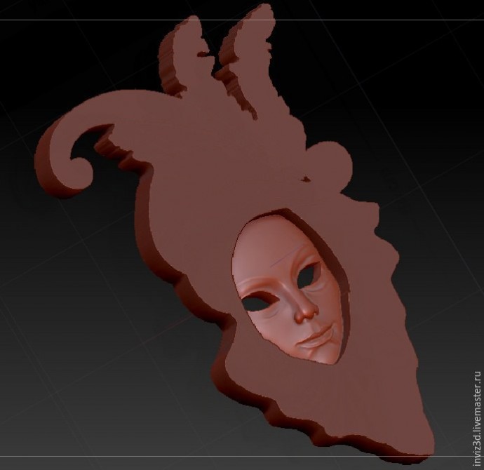 ​Изготавливаем маску в венецианском стиле с применением 3D технологий: часть 1