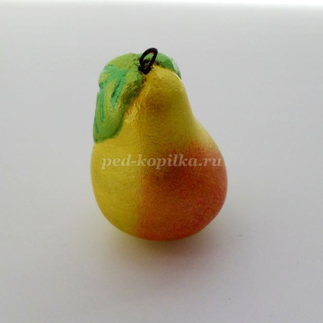 Ёлочная игрушка "Груша": часть 2 Ёлочная игрушка "Груша": часть 2