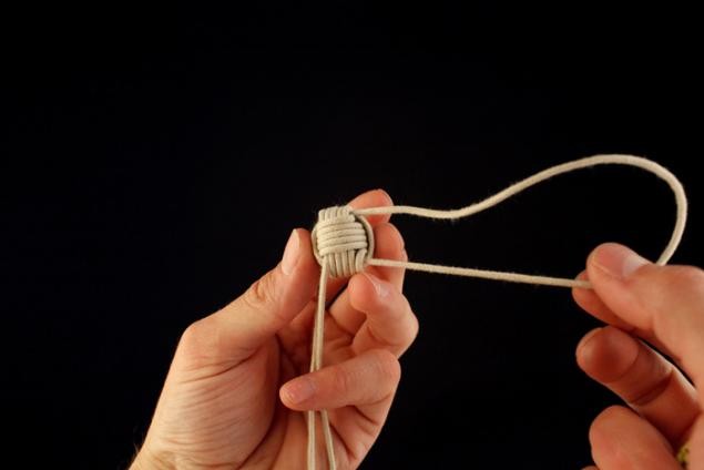 Плетём декоративный узел "Обезьяний Кулак" (Monkey Fist)