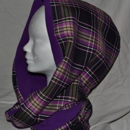 Шарф-хомут с капюшоном