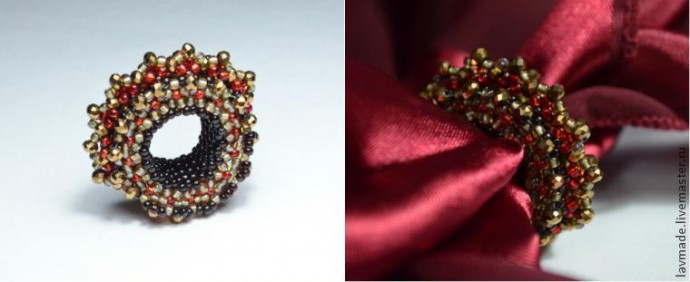 Создаем ажурное кольцо для шарфа Создаем ажурное кольцо для шарфа