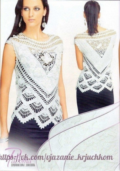 Интересные узоры для ажурных вещей