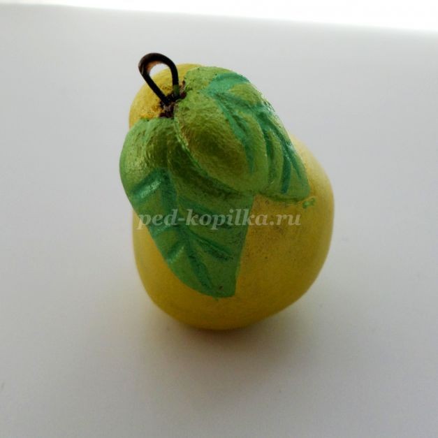 Ёлочная игрушка "Груша": часть 2 Ёлочная игрушка "Груша": часть 2