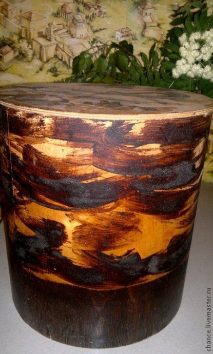 Новая жизнь старого пуфика