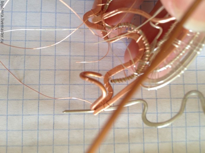 Создание броши "Осенняя симфония": часть 3