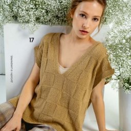 Жилет спицами