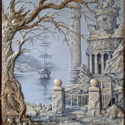 Создаем барельеф "Старый маяк"