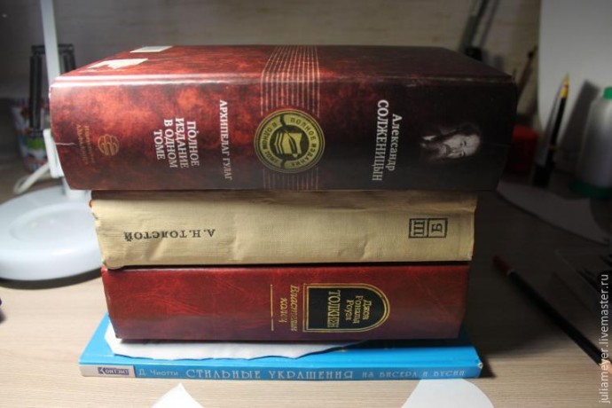 ​Вышиваем шикарное колье "Зазеркалье": часть 1