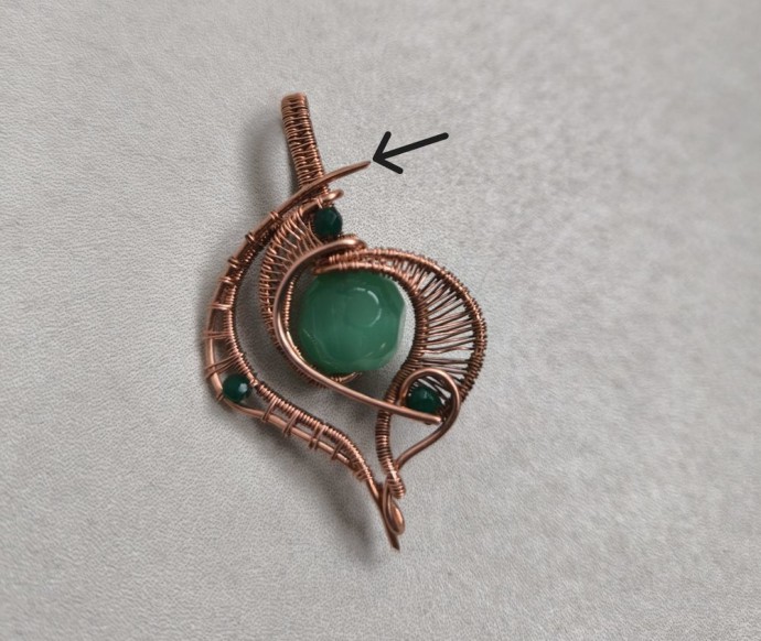 Кулон из проволоки в технике Wire wrap: часть 3