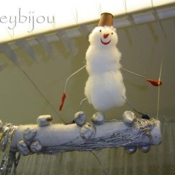 Зимний декор "Весёлые снеговики"