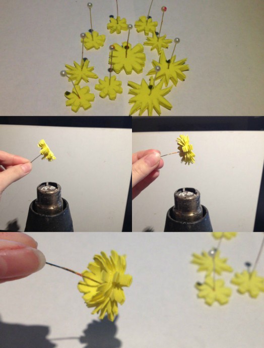 ​Создаем цветы из фоамирана для образа на фотосессию: часть 1