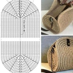 ​Коллекция вязаных сумочек