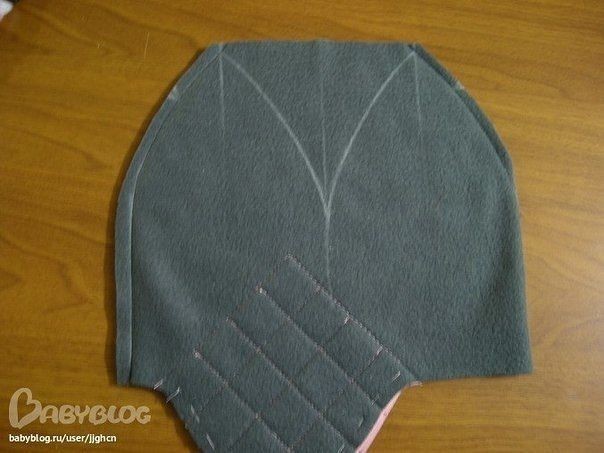 ​Подкладка в вязаную шапку