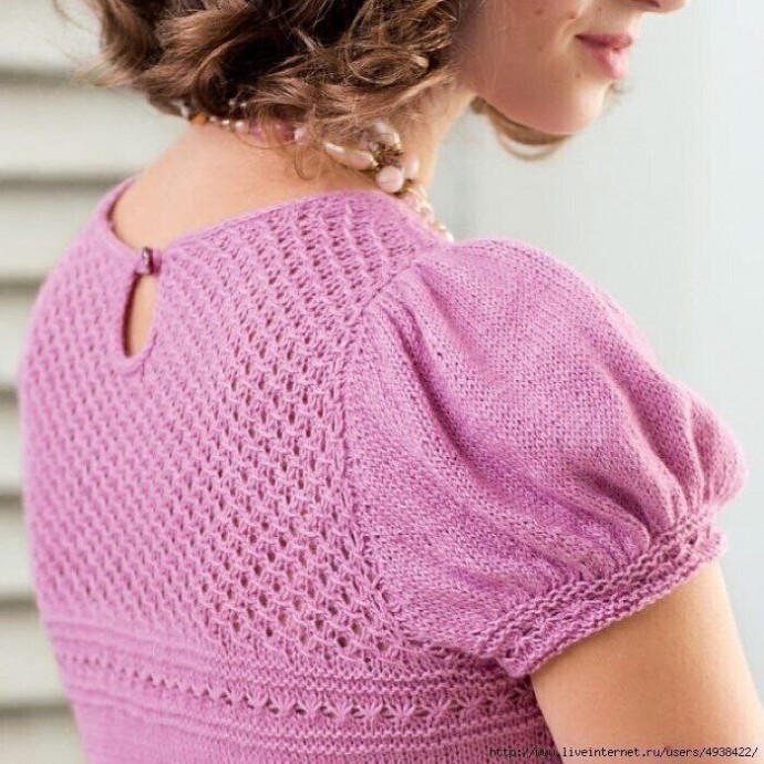 ​Романтичный розовый топ