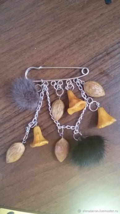 ​Создаем осеннюю брошь своими руками: часть 2