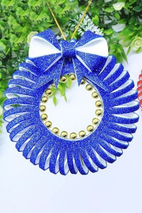 Блестящий декор из фоамирана