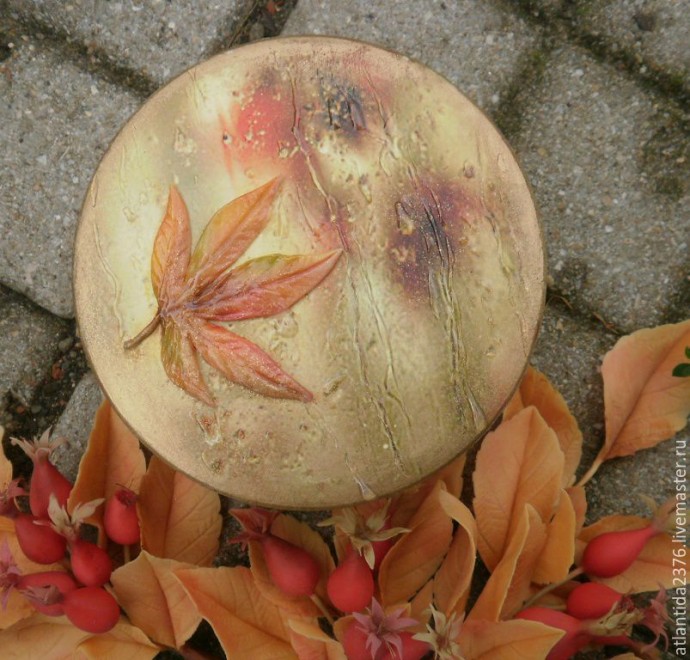 Декорируем шкатулку "Осенний дождь": часть 4