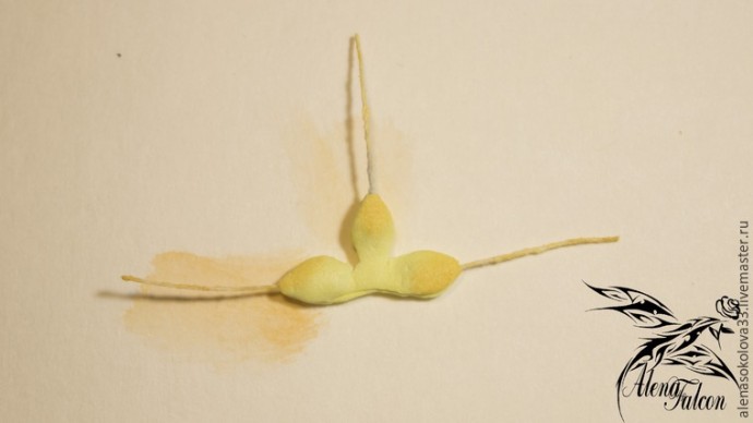 ​Делаем колосок из фоамирана: часть 2