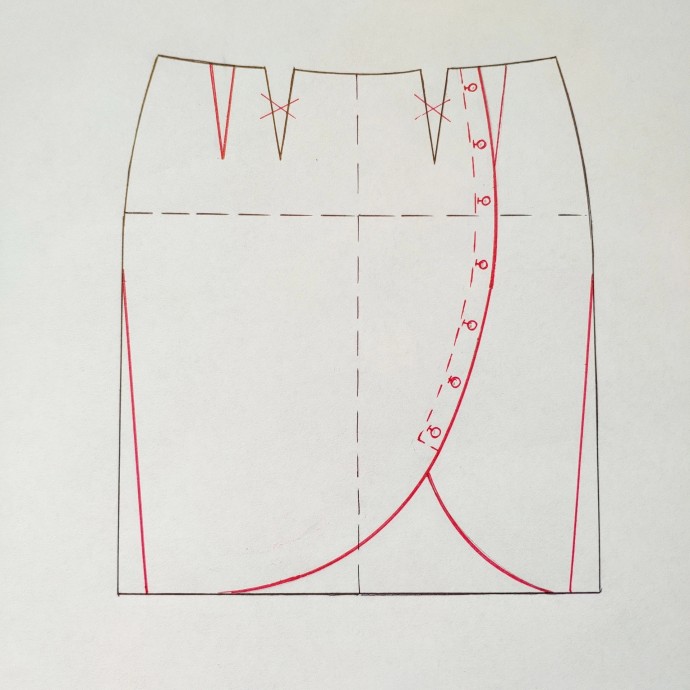 ​Кружевная юбка