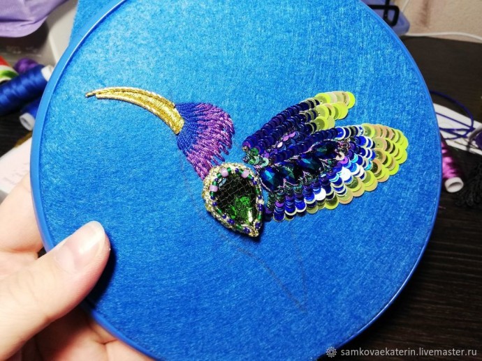 Делаем брошь "Колибри": часть 1