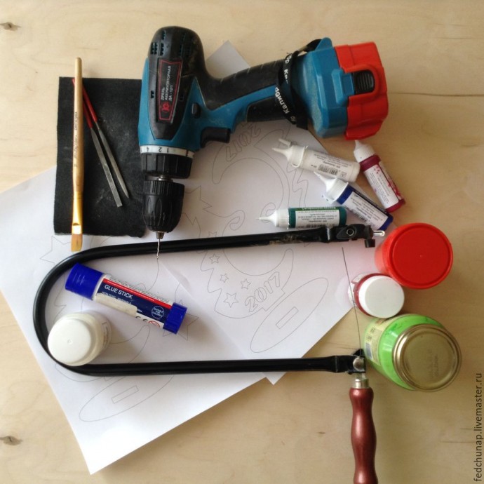 ​Новогодняя ёлочка из фанеры: часть 1