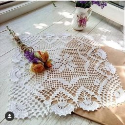 Воздушная квадратная салфетка