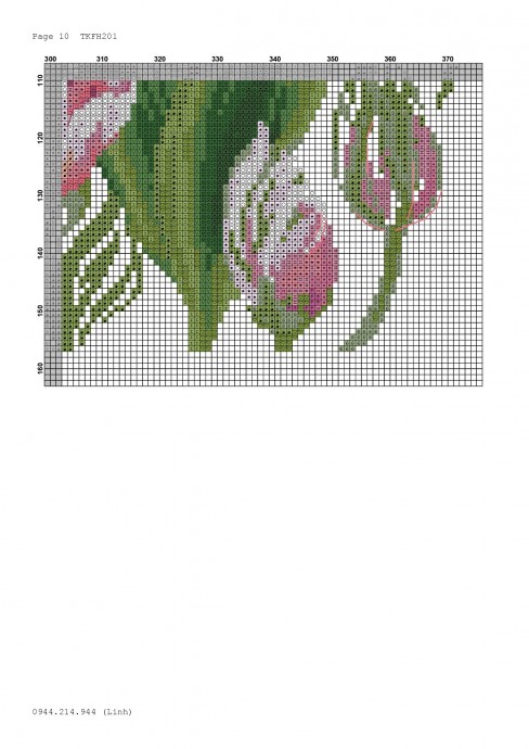 Вышиваем большую картину с тюльпанами Вышиваем большую картину с тюльпанами