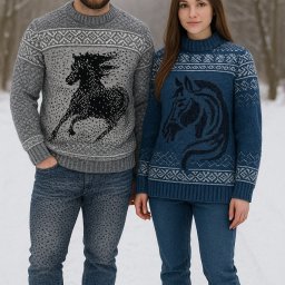 Жаккардовые лошадки