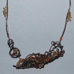 Изготовление колье "Улитка": часть 2