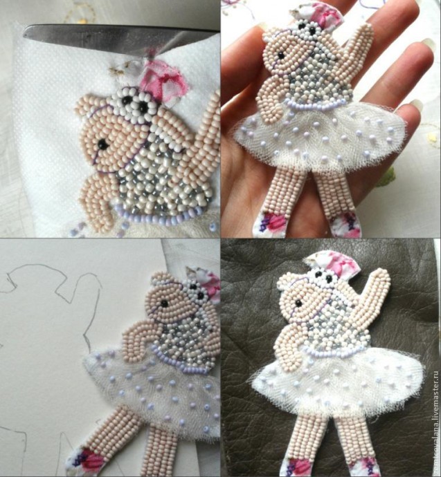 Создаём подвеску для сумки "Мечты о балете" Создаём подвеску для сумки "Мечты о балете"