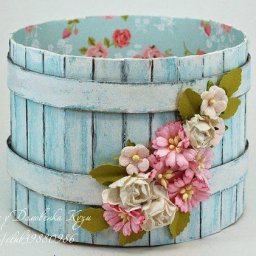 ​Бочонок из палочек для мороженого