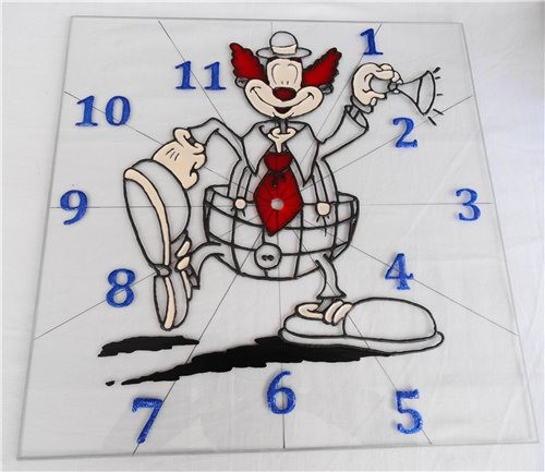 ​Создаем часы "Веселый клоун": часть 3