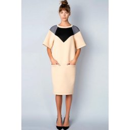 ​Стильное эффектное платье