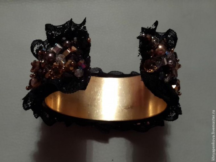 Браслет с кружевом в стиле барокко своими руками: часть 2