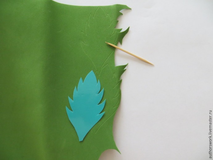 Гербера из фоамирана: часть 1