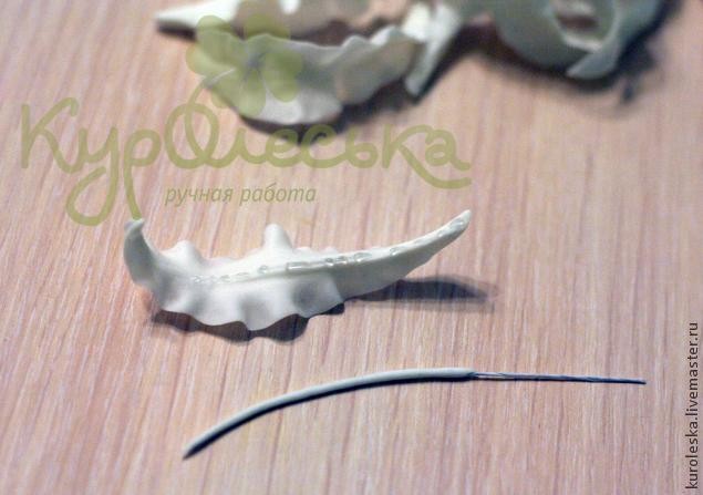 Глориоза: мастер-класс по лепке цветка в технике керамической флористики, часть 2