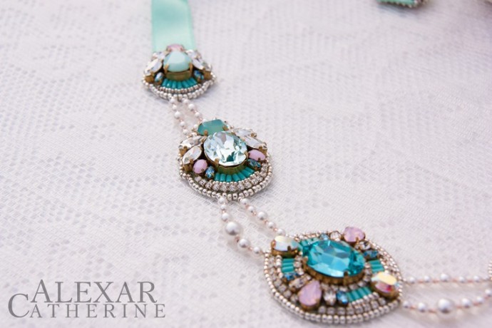 ​Колье "Бегущая по волнам": часть 2