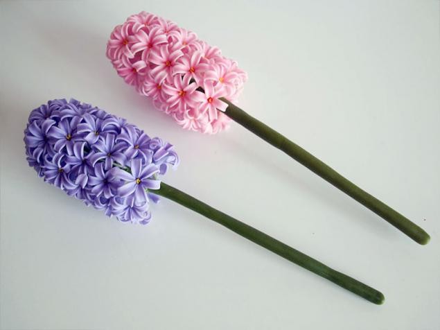 Гиацинт из холодного фарфора: подробный мастер-класс для начинающих, часть 8