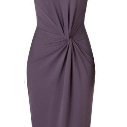 ​Платье с Х-драпировкой по линии талии