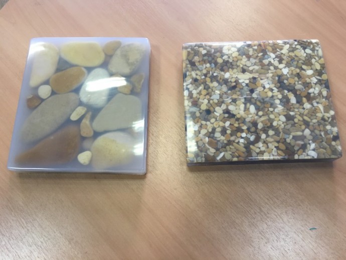 ​Терраццо из гипса или эпоксидной смолы