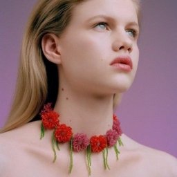 Цветочное колье