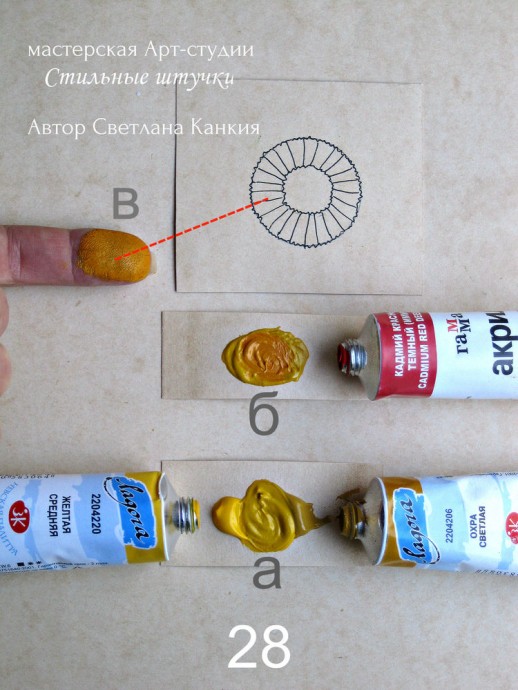 ​Делаем соцветие пижмы и середину ромашки из термоклея: часть 4