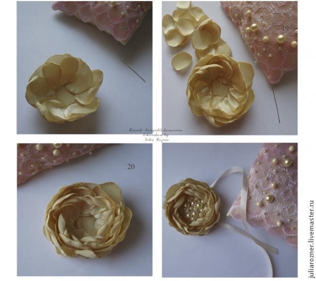 Изготовление подушечки для колец