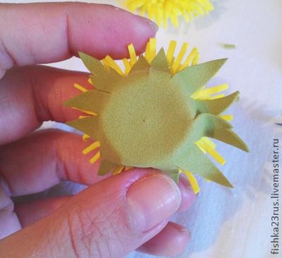 Одуванчики из фоамирана: часть 2