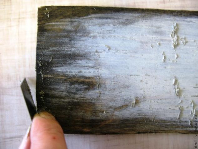 ​Состаренный фон под вживление лазерной распечатки: мастер-класс, часть 2