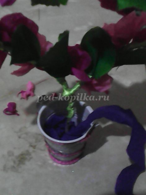 ​Топиарий "Дерево любви": часть 3