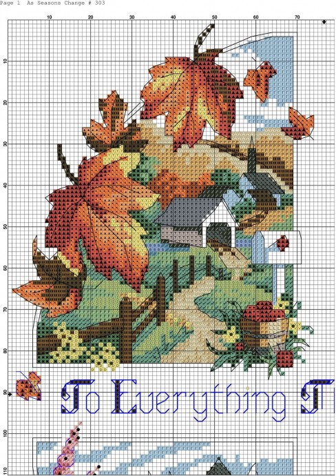 Вышиваем осень